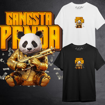 Tricou Unisex Loose-Fit Gangsta Panda