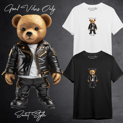 Tricou Unisex Loose-Fit Good Vibes Bear