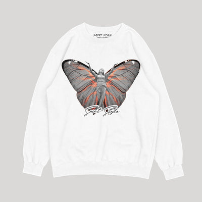 Bluza ANGEL BUTTERFLY White