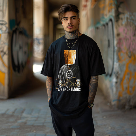 Tricou Oversize Unisex ANONYMOUS#5