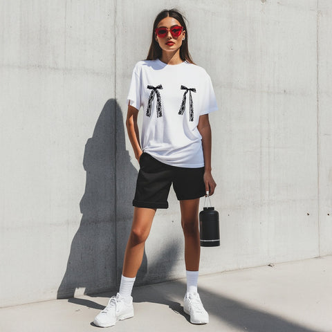 Tricou Oversize Women KNKY White