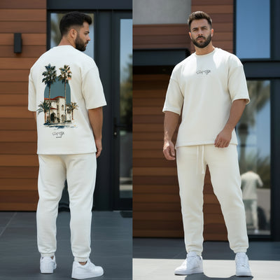 Set Loose-Fit Tricou+Pantaloni La Maison