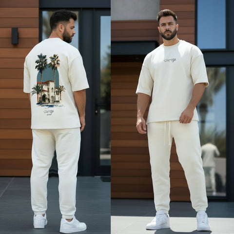 Set Loose-Fit Tricou+Pantaloni La Maison