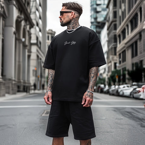 Compleu SCURT Oversize Premium I LIKE BAD DECISION