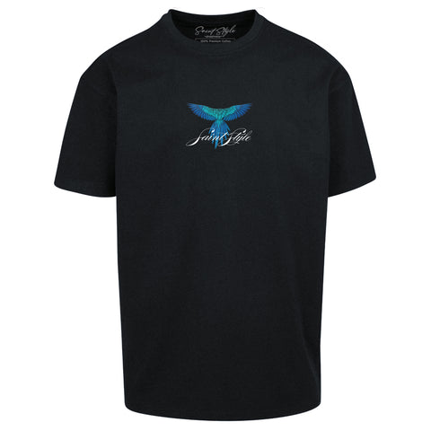 Tricou Oversize Unisex BLUE BIRD