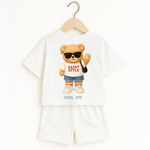 Compleu Copii Scurt COOL KID TEDDY