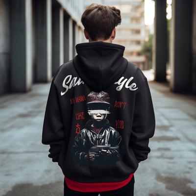 Hanorac Oversize Unisex My Mamma Black