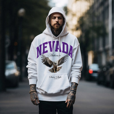 Hanorac Oversize Unisex NEVADA White