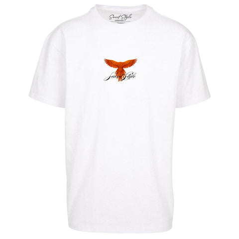 Tricou Oversize Unisex ORANGE BIRD