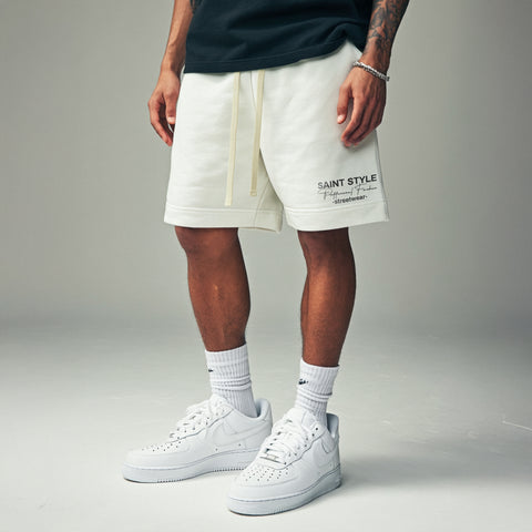 Pantaloni scurti OVERSIZE Essential White