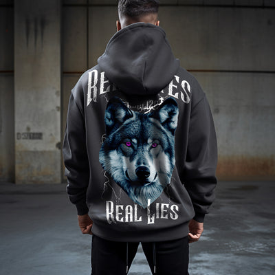 Hanorac Oversize Unisex Real Eyes Grey