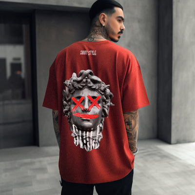 Tricou Oversize Unisex MDS Red