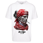 Tricou Oversize Unisex RD BANDANA White