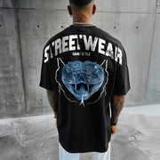 Tricou Oversize Unisex SNAKE TDR Black