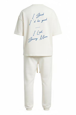 Set Loose-Fit Tricou+Pantaloni SORRY MOM