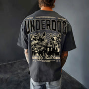 Tricou Oversize Unisex UNDERDOG Gri