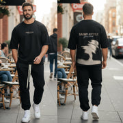 Set Loose-Fit Tricou+Pantaloni GLITCH