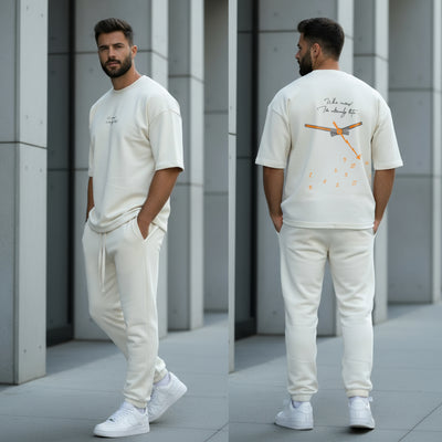 Set Loose-Fit Tricou+Pantaloni WHO CARES