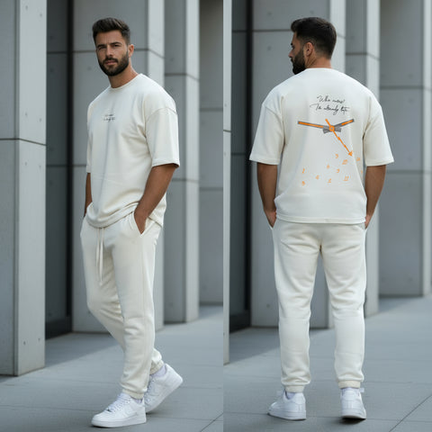 Set Loose-Fit Tricou+Pantaloni WHO CARES