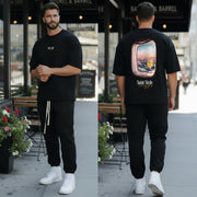 Set Loose-Fit Tricou+Pantaloni Air Style