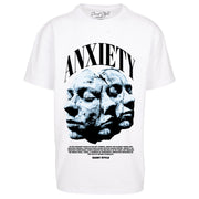 Tricou Oversize Unisex ANXIETY White