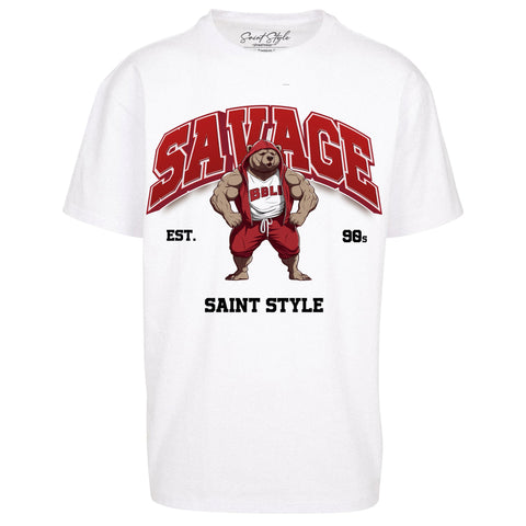 Tricou Oversize Unisex SILENT PLEASE White