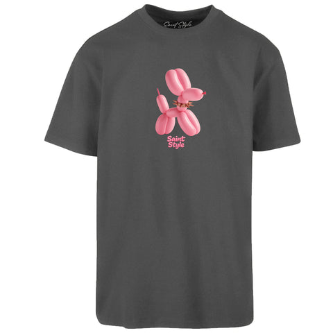 Tricou Oversize Women BALOON Grey