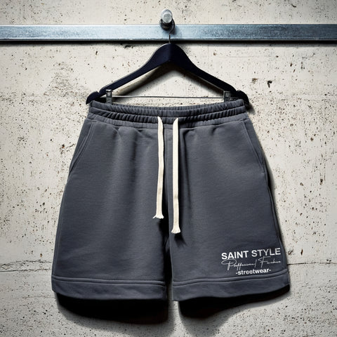 Pantaloni scurti OVERSIZE Essential Charocal