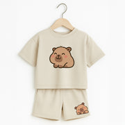 Compleu Copii Scurt Cute Capibara