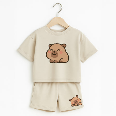 Compleu Copii Scurt Cute Capibara