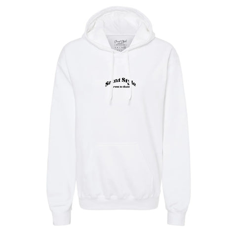 Hanorac Oversize Unisex DRESS THRILL White