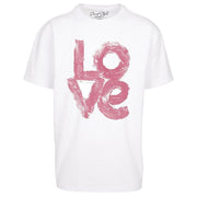 Tricou Oversize Women LOVE White