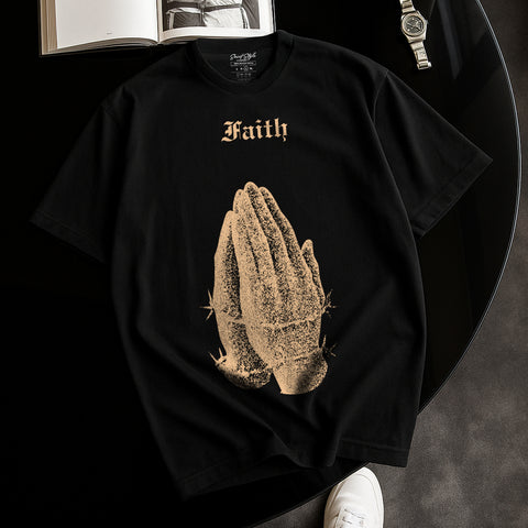 Tricou Oversize Unisex FAITH HANDS