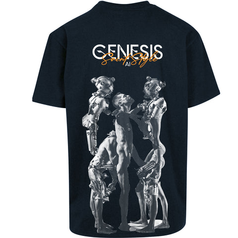 Tricou Oversize Unisex GENESIS Black