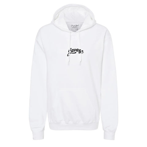 Hanorac Oversize Unisex SAVAGE LIPS White