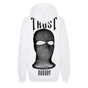 Hanorac Oversize Unisex TRUST NOBODY White