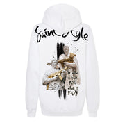 Hanorac Oversize Unisex RIGHT White
