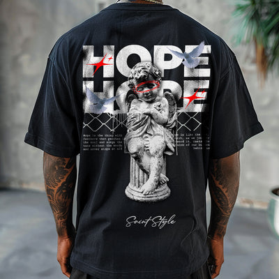 Tricou Oversize Unisex HOPE Black