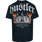 Tricou Oversize Unisex HUSTLER SKLT Black