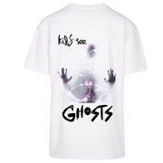 Tricou Oversize Unisex KIDS SEE GHOSTS White