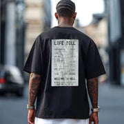 Tricou Oversize Unisex LIFE BILL