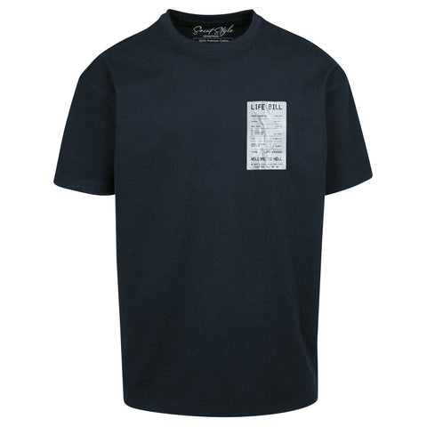 Tricou Oversize Unisex LIFE BILL