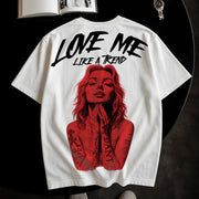 Tricou Oversize Unisex LOVE ME LIKE A TREND
