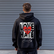 Hanorac Oversize Unisex LOVE HATE