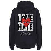 Hanorac Oversize Unisex LOVE HATE