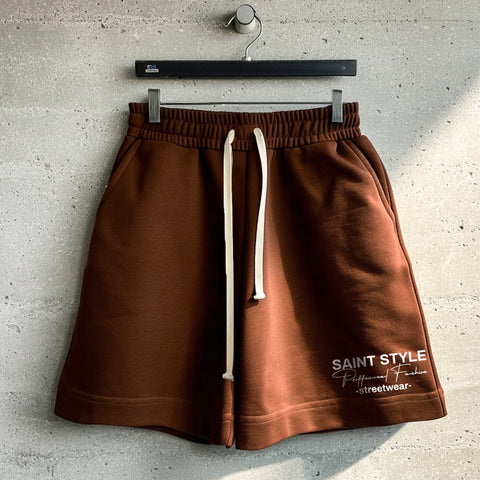 Pantaloni scurti OVERSIZE Essential Brown