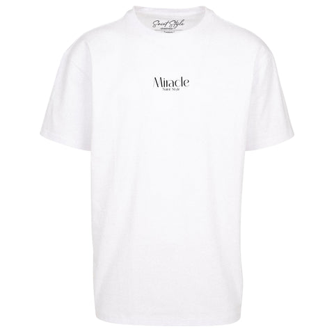 Tricou Oversize Unisex MIRACLE White