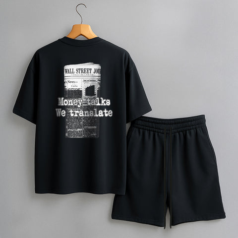 Compleu SCURT Oversize Premium MONEY TALKS