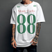 Tricou Oversize Unisex MONTECARLO White
