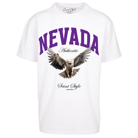 Tricou Oversize Women NEVADA White